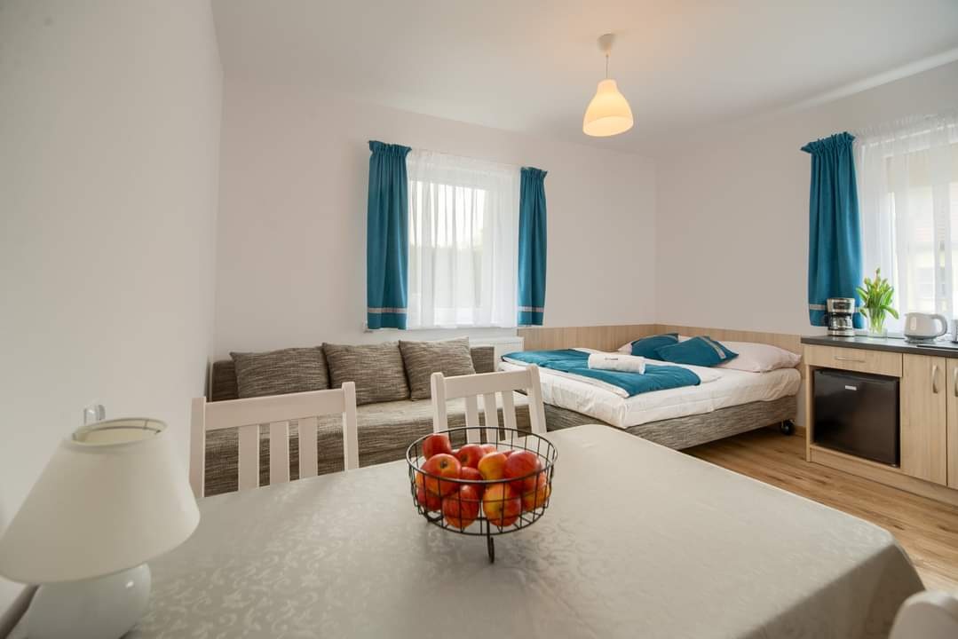Widok od strony wejścia na apartament nr 6