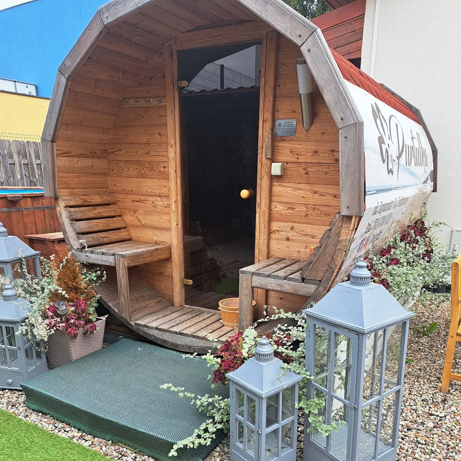 Sauna ogrodowa dla gości – Purtulka Pobierowo